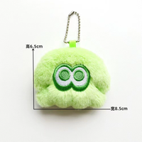 Produits de vente vivants personnalisation mignon porte-clés porte-clés en peluche Kawaii Animal pendentif doux en peluche pour les Fans fille cadeau