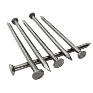 通常の鋼釘亜鉛メッキ1-5インチ鉄亜鉛メッキ共通ルーズワイヤー釘建設用