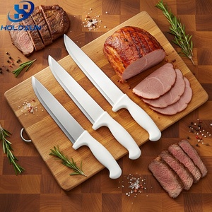 Juego <span class=keywords><strong>de</strong></span> <span class=keywords><strong>Cuchillos</strong></span> <span class=keywords><strong>de</strong></span> Chef para Cortar Jamón <span class=keywords><strong>de</strong></span> Acero Inoxidable <span class=keywords><strong>de</strong></span> 3 Piezas, Extra Largos, con Acabado Satinado <span class=keywords><strong>de</strong></span> Grado Alimenticio, con Mango Ergonómico para Carnicero, con Logotipo Personalizado - Product Image 5