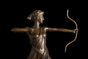 Estatua de bronce para niña <span class=keywords><strong>bailarina</strong></span> de DS-003B, escultura de estatua moderna de oro y bronce, figuritas de bronce de reproducción <span class=keywords><strong>famosa</strong></span> para coleccionable - Product Image 4