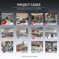 Canapé modulaire acoustique en tissu écologique à dossier haut en forme de U, insonorisant, pour réunion, bureau, télétravail, design contemporain