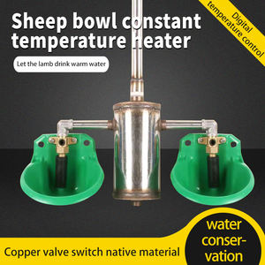 Distributeur d'eau de mouton et de chèvre à valve en cuivre Bol en plastique vert durable pour bol d'<span class=keywords><strong>abreuvoirs</strong></span> à boire pour animaux - Product Image 3