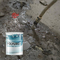 YURU Fluide de scellement polyuréa liquide, élastique et imperméabilisant pour toitures