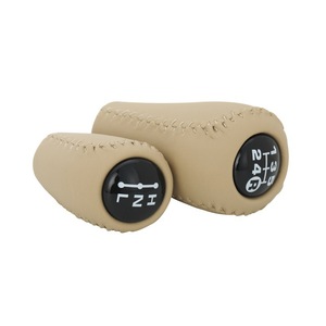 Poignée de levier de vitesses en cuir, transmission manuelle, Prado Toyota Land Cruiser, design ergonomique - Product Image 1