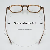 B8810F Lunettes de vue hexagonales tendance grande taille EMS unisexe, monture complète en plastique, verres en fibre d'acétate