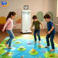 Projecteur de sol interactif avec capteur de mouvement, projecteur interactif mobile, jeu de projection interactif pour enfants