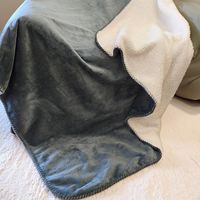 100% Polyester Große Flanell bettwäsche Elegante doppelseitige Verbund decke Wasserdicht Urins icher für Baby Solid Knitted