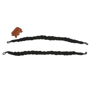 Curtain <b>Tiebacks</b> Braided Rope Recycled Cotton Minimalist Window Decorations - Product Image 5