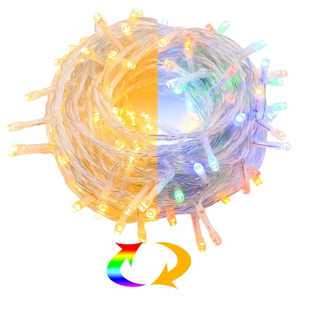 Smart Tuya WiFi Christmas String Lights 200LED Color Changing LED RGB App-Remote-Control Control for Indoor Outdoor Party Decor