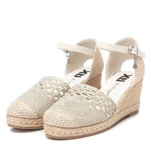 Xti Sandalias de cuña tipo alpargata para mujer, color beige, con correa en el tobillo, zapatos de verano - Product Image 5