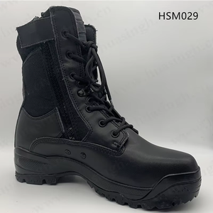 HY, Team Rescue Stoßfeste EVA+Gummi-Sohle Taktische Stiefel <span class=keywords><strong>USA</strong></span> Bekannte Marke Sand/Schwarz Kampfstiefel mit Kartentasche HSM029 - Product Image 4