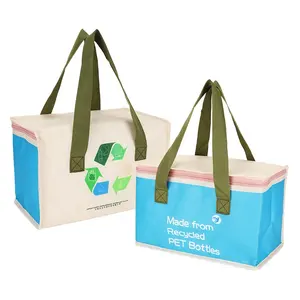 来样定做RPET环保袋午餐携带旅行保暖面料冷藏包