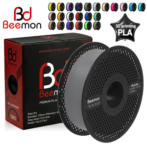 ไส้พลาสติก PLA สีเทาเข้ม BEEMON จากโรงงานโดยตรง ขนาด 1.75 มม. สีทึบ เส้นผ่านศูนย์กลางคงที่ วัสดุสำหรับเครื่องพิมพ์ 3 มิติ มี 28 สี - Product Image 1