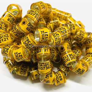 Bon prix fabricant vente directe de haute qualité <span class=keywords><strong>2023</strong></span> EE anneaux en plastique <span class=keywords><strong>oiseaux</strong></span> canari bandes de jambe - Product Image 3