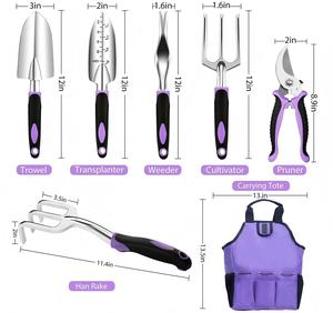 Kit de Herramientas de Jardinería de Acero Inoxidable, Regalo para Mujeres y Hombres, con Bolsa de Herramientas Resistente para un Fácil Almacenamiento - Product Image 2