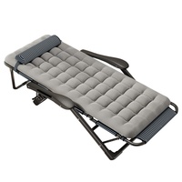 Chaise pliante portable légère pour extérieur, jardin, camping, double usage, réglable, confortable, pour la maison et les étudiants