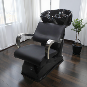 Equipo <span class=keywords><strong>de</strong></span> Belleza y <span class=keywords><strong>Peluquería</strong></span>, Silla con Lavabo para Lavado <span class=keywords><strong>de</strong></span> Cabello Asiento inferior para sillón <span class=keywords><strong>de</strong></span> lavacabezas <span class=keywords><strong>de</strong></span> barbería - Product Image 6