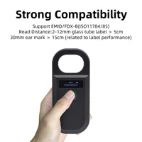 Microchip Scanner 1000 registra un gran almacenamiento de datos, carga en el PC, distancia de escaneo, aumento de velocidad
