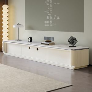 Mueble Moderno para <span class=keywords><strong>TV</strong></span> con Marco de Madera de Lujo, Unidad de Gabinete para <span class=keywords><strong>TV</strong></span> Gris de Diseño Sencillo, Juego de Soporte de <span class=keywords><strong>TV</strong></span> de Lujo Ligero para Sala de Estar - Product Image 5