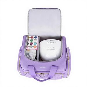 Échantillon Gratuit : Trousse de Rangement Vintage Léopard pour Vernis à Ongles avec Fermeture Éclair, Sac de Rangement Anti-UV pour 30 Bouteilles, Cosmétique Professionnel - Product Image 1