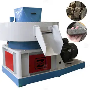 Factory Rice husk briquettes making machine wooden powder briquetting machine biomass briquette screw press machine