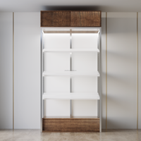 Meuble à chaussures autoportant haut personnalisable pour la vente, organisateur de rangement pour chaussures, présentoir de sacs à main pour magasin