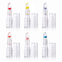 Durable Hydratant Transparent Flash Magique Fleurs Organiques Gel Brillant À Lèvres Vegan Gelée Rouge À Lèvres Ensemble Étanche Cosmétique Maquillage