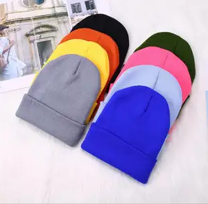 Première Classe Qualité Promotionnel Mens Acrylique Bonnet Personnalisé Bonnet Tricoté