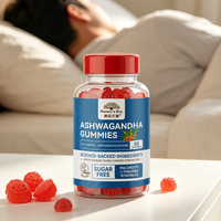 Gummies à l'Ashwagandha pour le soutien du sommeil et la réduction du stress avec L-Théanine, Maca, Vitamine D2 – Marque privée OEM