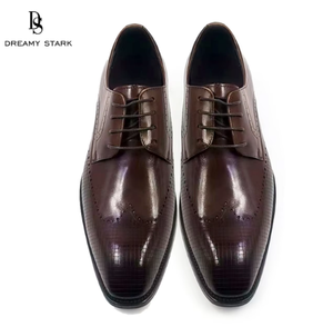 Zapatos Oxford de Vestir para Hombre, de Cuero Genuino, Forro de Piel de Cerdo, Punta Puntiaguda, con Cordones, Transpirables, Suela de Goma Antideslizante, Formales - Product Image 6