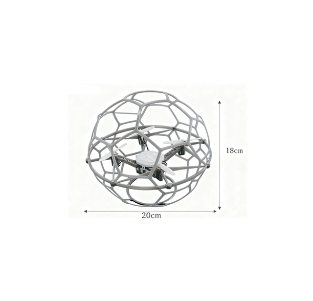 High Quality Professional Service Quadcopter Football Drone Model Flight Competition Spherical Ball