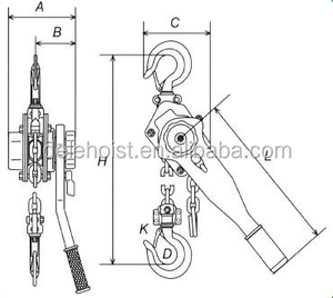 Лебедка рычажная с сертификатами CE и ISO, грузоподъемность от 1,5 до 9 тонн, с трещоткой, хит продаж по заводской цене - Product Image 4