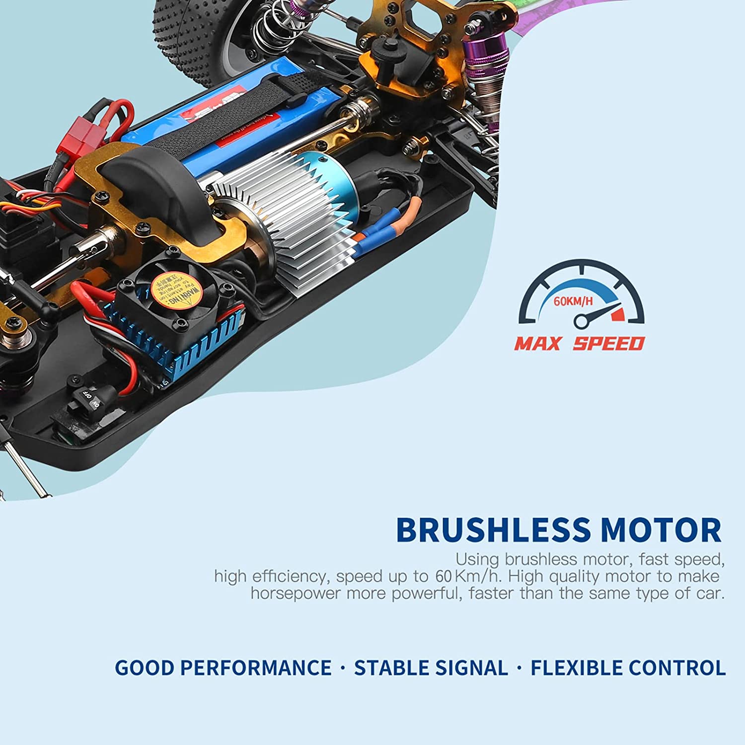 WL XK 104002 Explorer Speed Racing Car - 1/10 2.4G 4WD