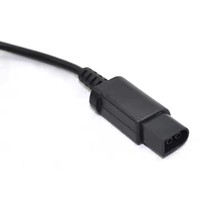 Chargeur mural noir, câble de charge, adaptateur secteur US EU UK pour manette de jeu GameCube, cordon d'alimentation