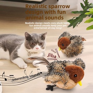 Juguete Eléctrico para Gatos con Control Remoto, Simulación de Pájaro, Sonido, Movimiento Automático, Interactivo, para Aliviar el Aburrimiento, Suministros para Mascotas - Product Image 2