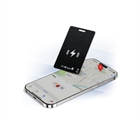 Localisateur d'objets rechargeable ultra-mince compatible avec Apple Find My et Google Find Hub pour porte-cartes, passeports, pinces à billets
