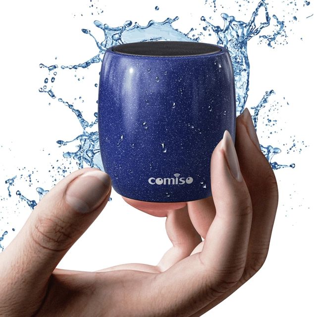 Mini Portable Speaker BT 5.3 Sound Box IP67 Waterproof Full Range Speaker Deep Bass for Indoor Outdoor Use Gift