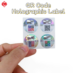 Etiqueta Holográfica 3D con Código QR Personalizado, Autoadhesiva, Trazable, Anti-Falsificación, Etiqueta de Seguridad para Autenticación de Productos - Product Image 1