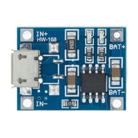 Module de chargeur Micro USB Type C TP4056 HW-107 HW-168 avec protection, double fonction, 5V 1A, pour batterie lithium 18650.