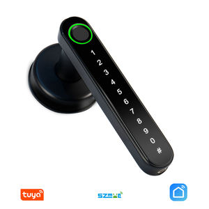 Serrure de porte intelligente MYQ Tuya, déverrouillage sans fil par empreinte digitale, mot de passe, clé mécanique pour porte en bois, bureau, hôtel - Product Image 4