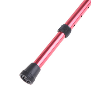 Bâton de marche télescopique à deux sections en alliage d'aluminium avec poignée antidérapante pour personnes âgées, idéal pour la randonnée en extérieur - Product Image 3