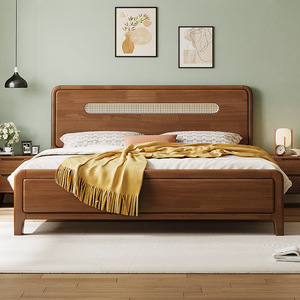 Solid Wood Storage Bed 1.8M Double Size With High Storage For Bedroom - Product Image 2