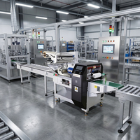 Machine d'emballage industrielle alimentaire SZ-280 entièrement automatique à commande servo horizontale multifonction pour sachets de film supérieur, 100 sachets/min