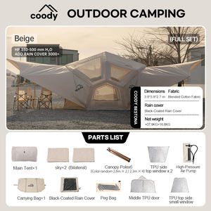 COODY BESTONAインフレータブル屋外キャンプテント大型ラグジュアリーBESTONA - Product Image 4