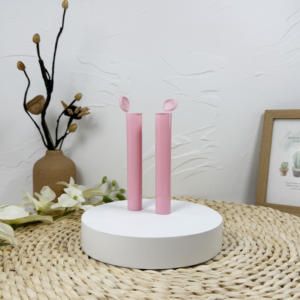 Botella de medicina resistente a los niños Tubo de ensayo de plástico Pop Top Tube para tubo de embalaje de hierbas de flores secas - Product Image 5