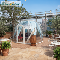 Tente Dôme Moderne Multifonctionnelle d'Extérieur Portable en Polycarbonate à Vendre – Maison Préfabriquée Ovale pour Hôtel ou Boutique