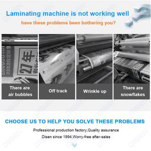 Laminateur à froid électrique/manuel Disen 1600C 63'' pour films vinyle, bannières, boîtes lumineuses, publicité A3/A4/A5/A6 - Product Image 4