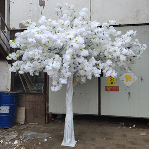 ST artificial gran árbol falso al aire libre decorativo Cerezo flores árbol decoración del hogar artificial blanco flor de cerezo árbol <span class=keywords><strong>restaurante</strong></span> - Product Image 6