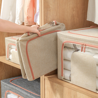 Boîtes de rangement pliables en tissu pour la maison, cubes colorés, organisateur de vêtements, pliables, capacité 100L