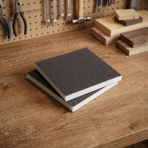 2-Side Sanding Sponge Block with Medium Hardness Aluminum Oxide 320-1200 Grit for Finishing - Product Image 3